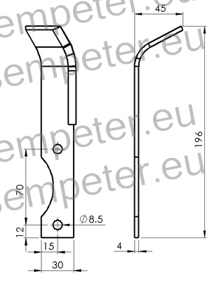 NOŽ FREZE LEVI IMT 506