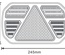 SVETILKA STOP LED leva 245x151x40mm 12 - 24V IP65 FUNKCIJE: pozicija, smerokaz - DINAMIČNI PREMIK V LEVO, stop, osvetlitev tablice, meglenka, vzvratna vožnja; nastavljiva razdalja za montažo med luknjami: 150 - 180mm